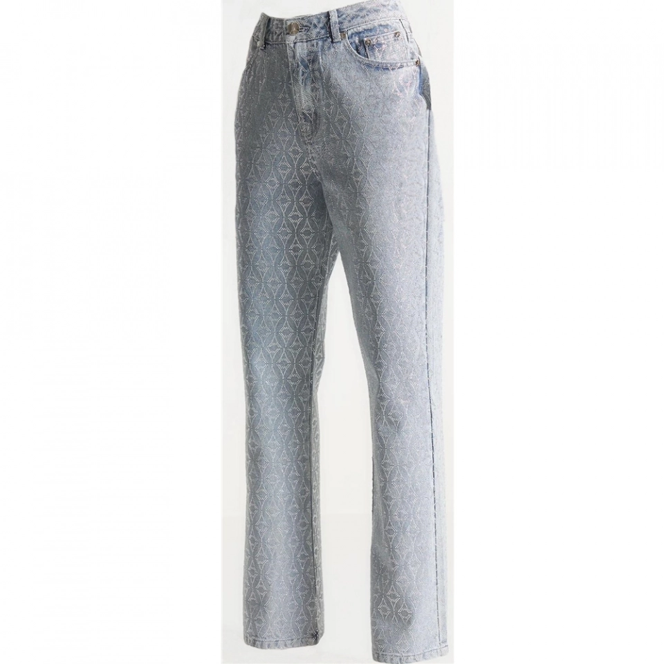 Rhinestone Eiffel Boyfriend Jeans (2)