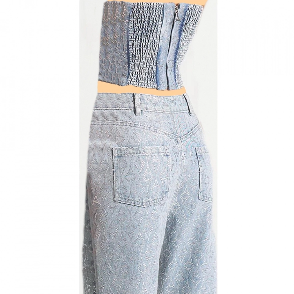 Rhinestone Eiffel Boyfriend Jeans (5)