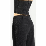 Rhinestone Eiffel Boyfriend Jeans (7)