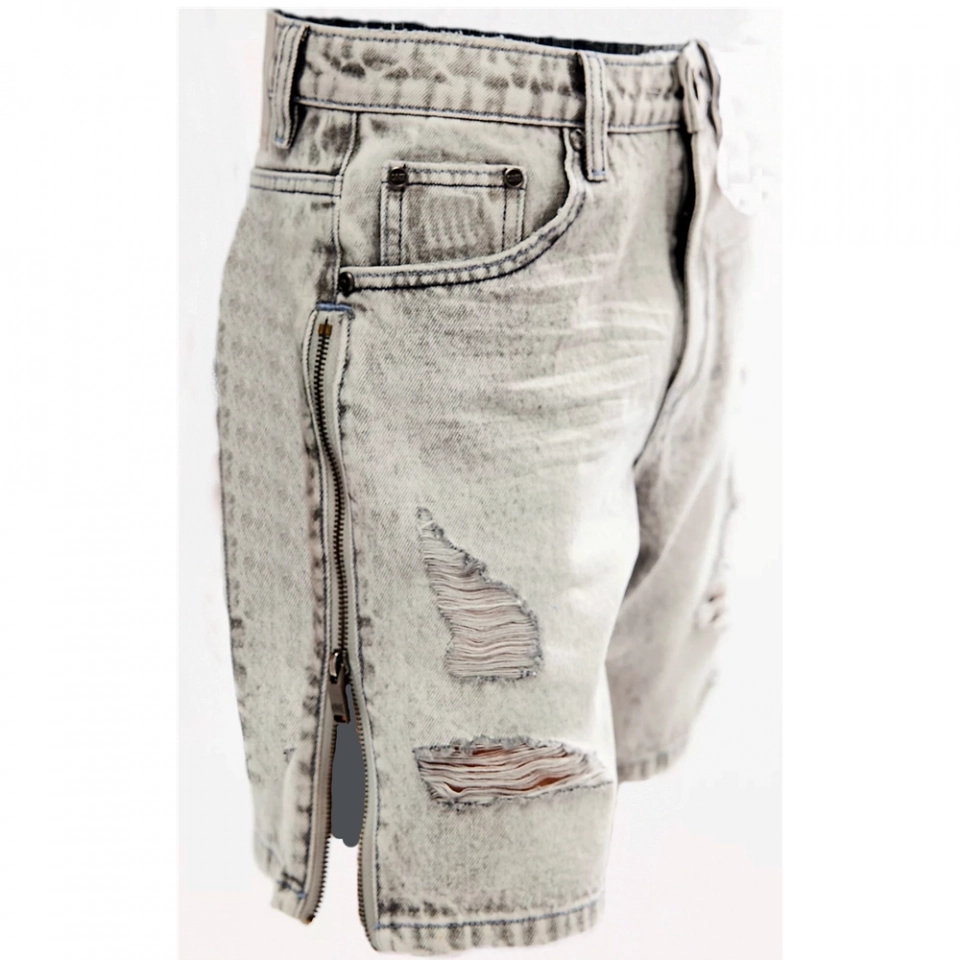 Shorts with side seams and Zipper (2)