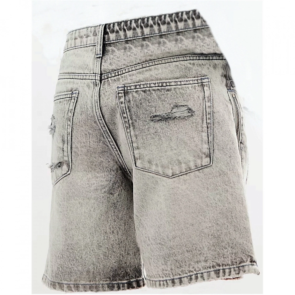 Shorts with side seams and Zipper (3)
