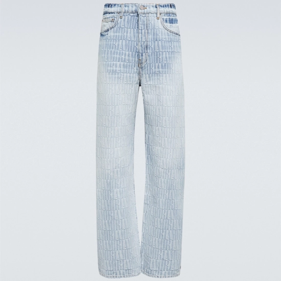 Stretch jacquard denim