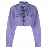 Tie dye denim jacket