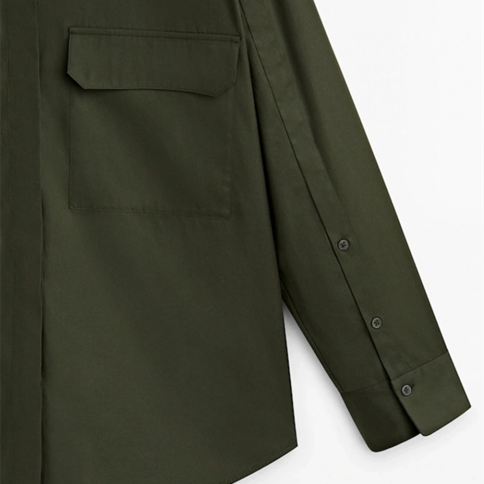 Twill Fabric Women's Shirt (3)