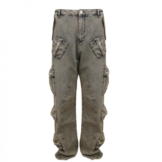 Women's Cargo Denim Jeans