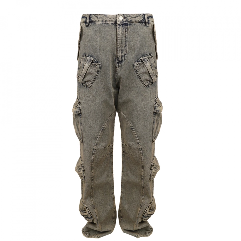 Women's Cargo Denim Jeans