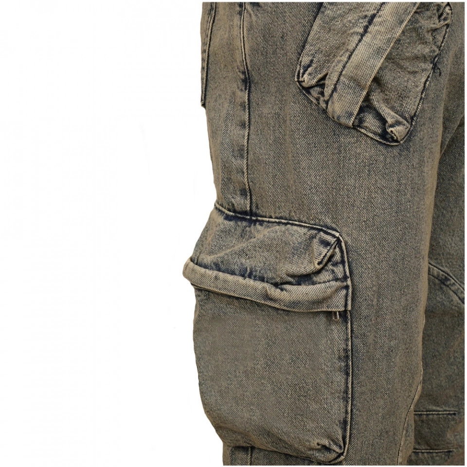 Women's Cargo Denim Jeans (2)