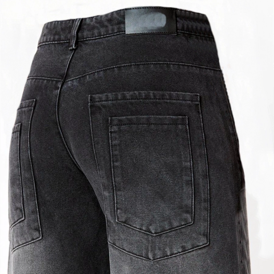 Women's Cargo Denim Jeans (4)