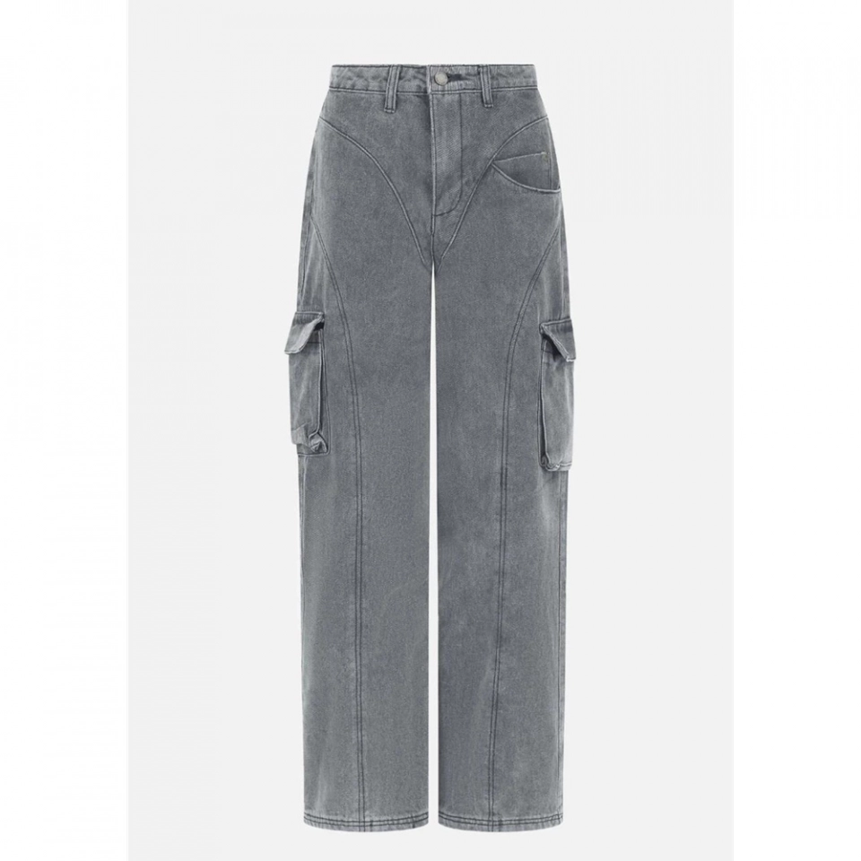 Women's Cargo Denim Jeans