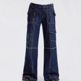 Women's Cargo Denim Jeans