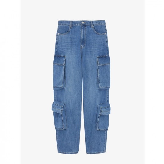Women's Cargo Denim Jeans Women's Cargo Denim Jeans