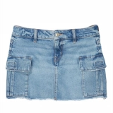 Women's Cargo denim Mini Skrit