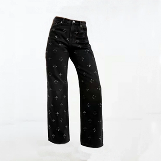 Women's Decorate the rhinestone Jeans Women's Decorate the rhinestone Jeans