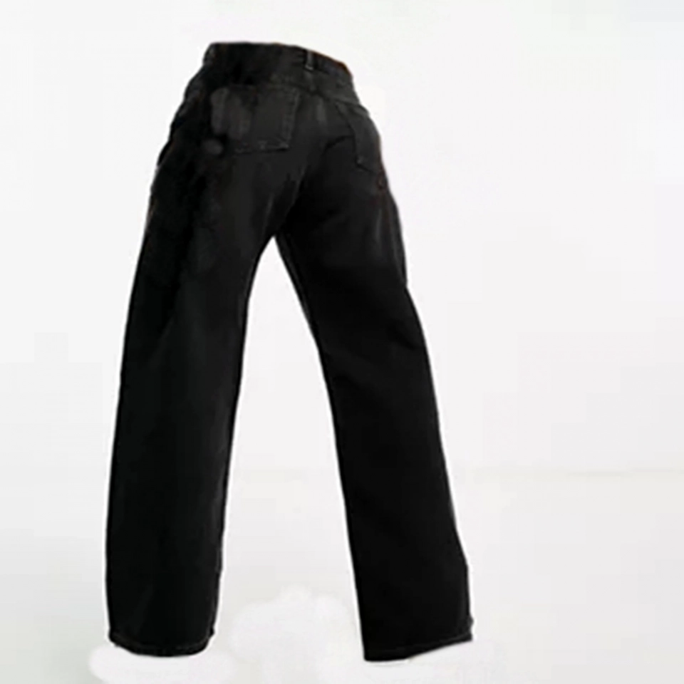 Women's Decorate the rhinestone Jeans (3)