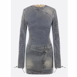Women's denim Dress (2)