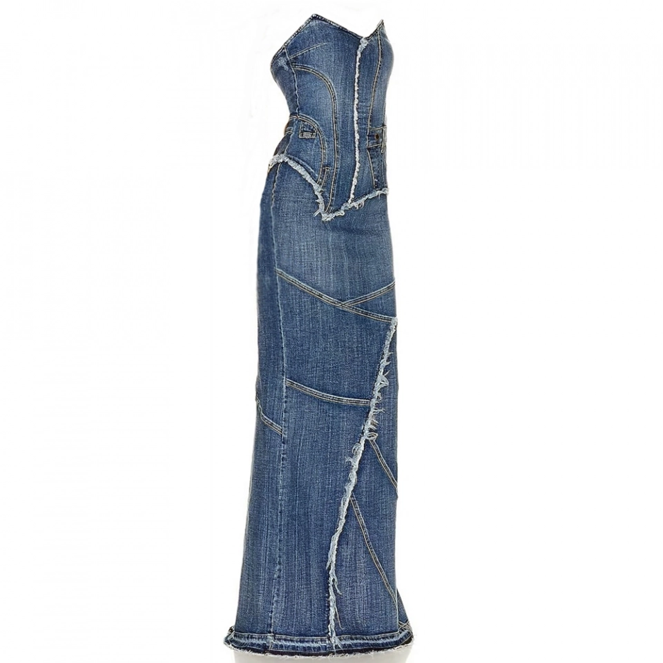 Women's denim Dress (2)