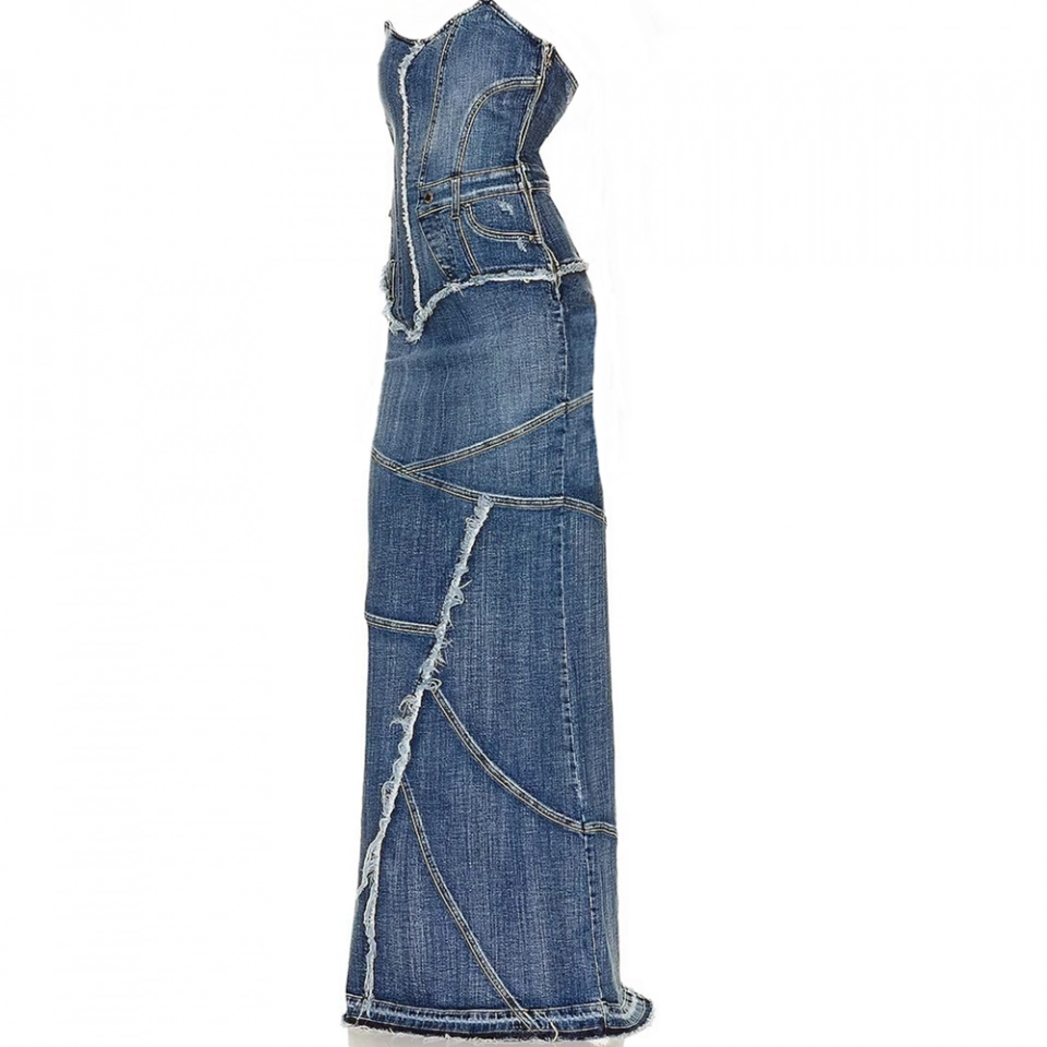 Women's denim Dress (3)