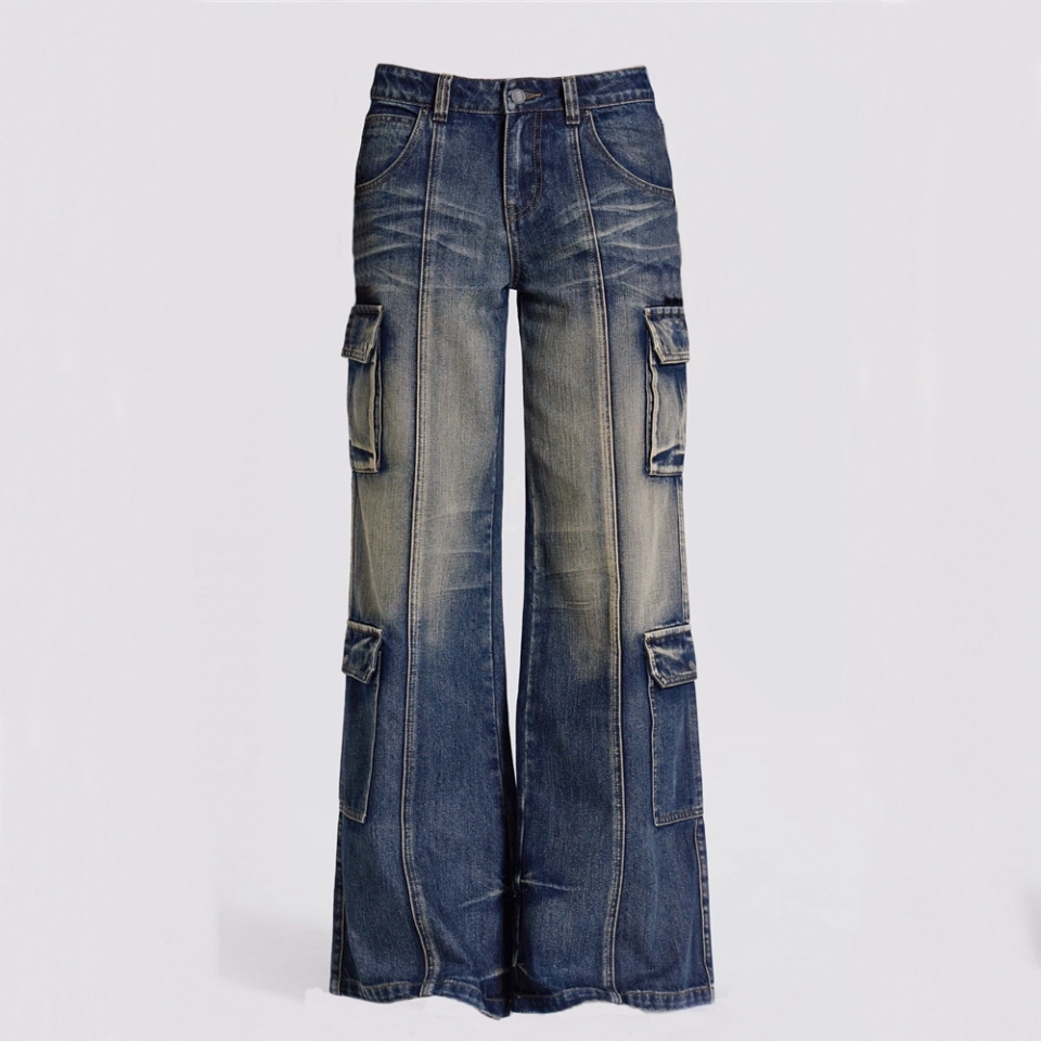 Women's denim janes-Cargo Pants