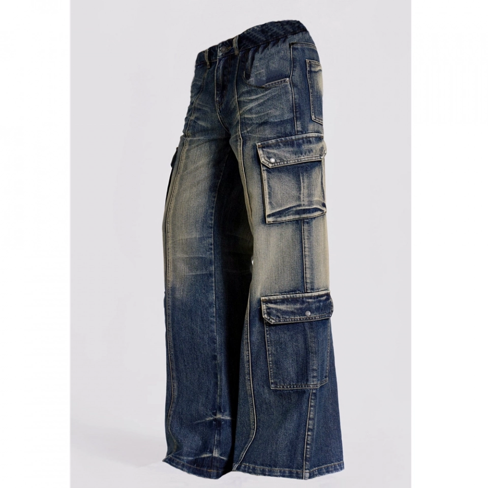 Women's denim janes-Cargo Pants (3)