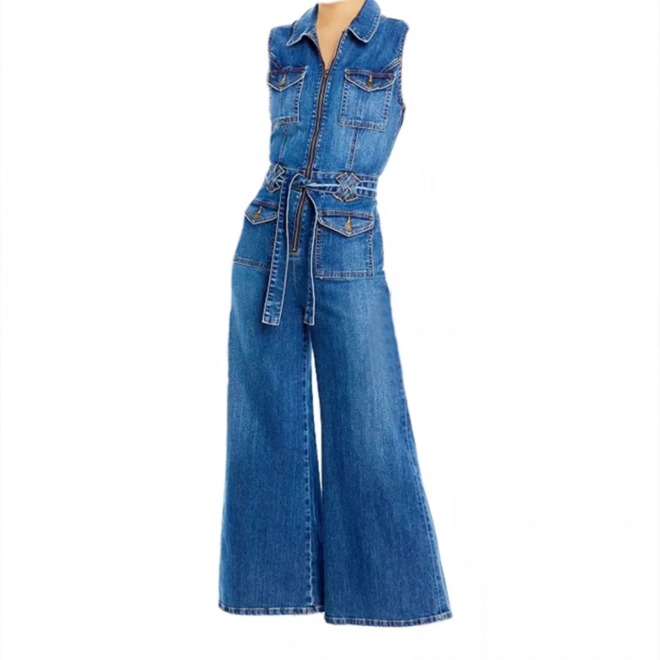Women's Denim Jumpsuit (2)