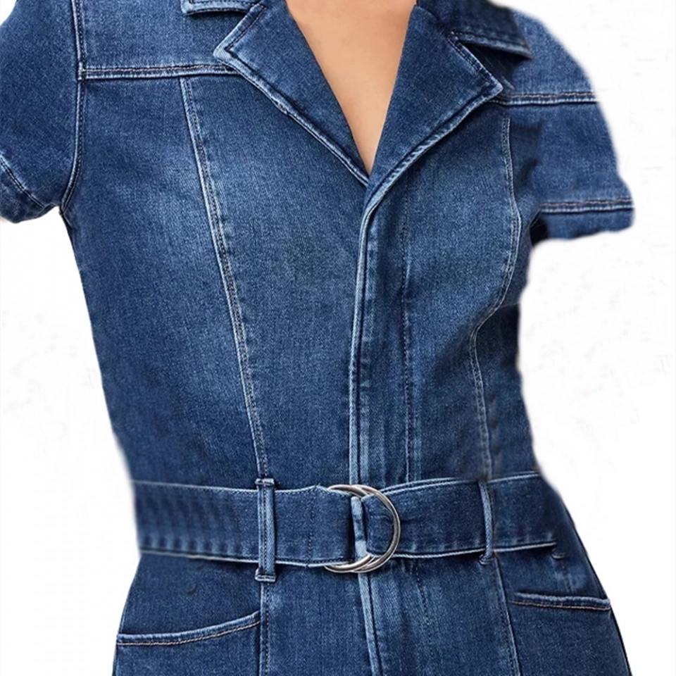 Women's Denim Jumpsuit (3)