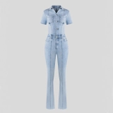 Women's Denim Jumpsuit