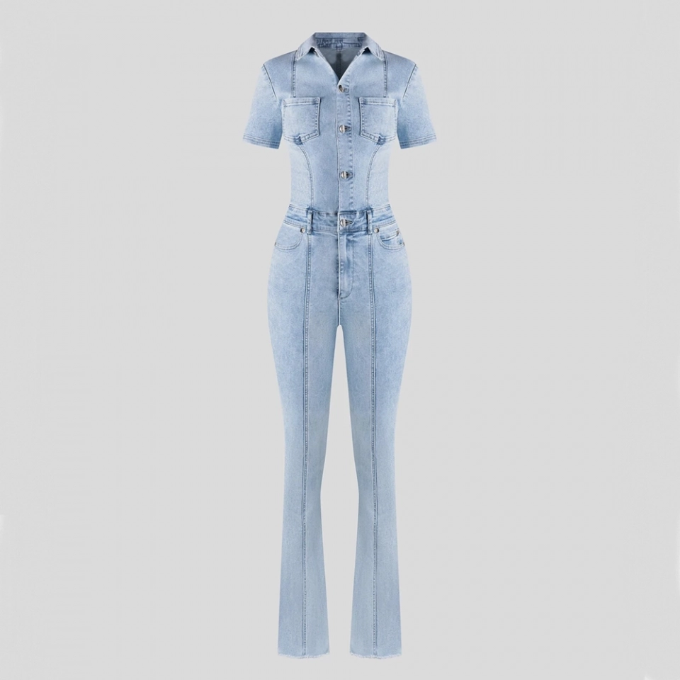 Women's Denim Jumpsuit