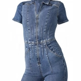 Women's Denim Jumpsuit (2)