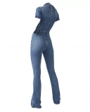 Women's Denim Jumpsuit (3)
