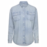 Women's Denim Shirt-Cotton Denim