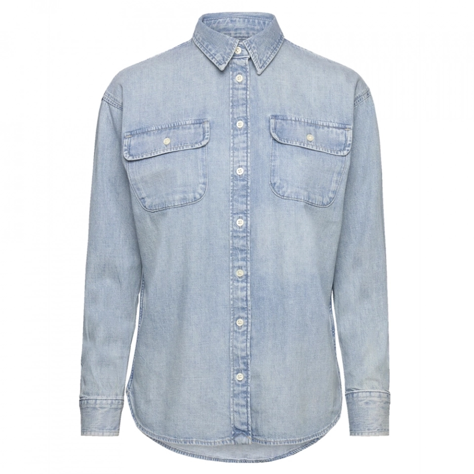 Women's Denim Shirt-Cotton Denim