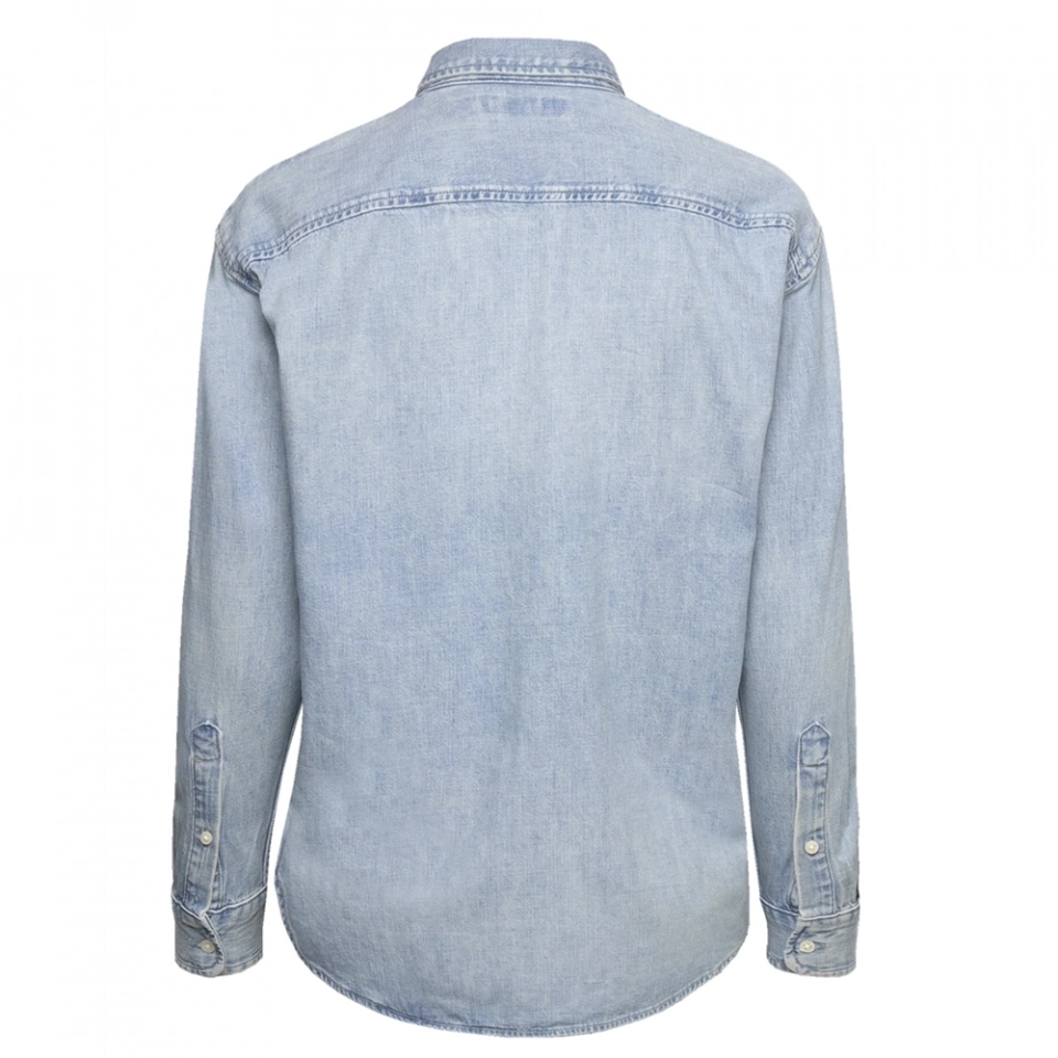 Women's Denim Shirt-Cotton Denim (2)