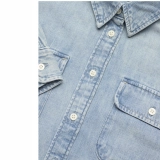 Women's Denim Shirt-Cotton Denim (3)