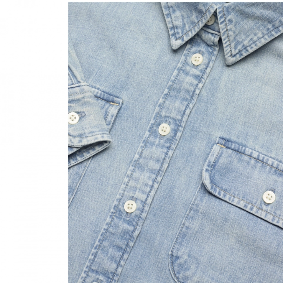 Women's Denim Shirt-Cotton Denim (3)
