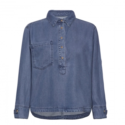 Women's Denim Shirt-Tencel Denim