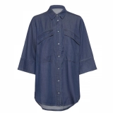 Women's Denim Shirt-Tencel Denim