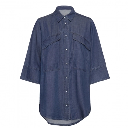 Women's Denim Shirt-Tencel Denim