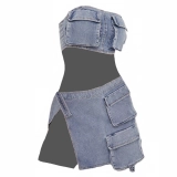 Women's Denim Tops and skirt (2)