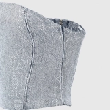Women's Denim Tops  full Rhinestones (3)