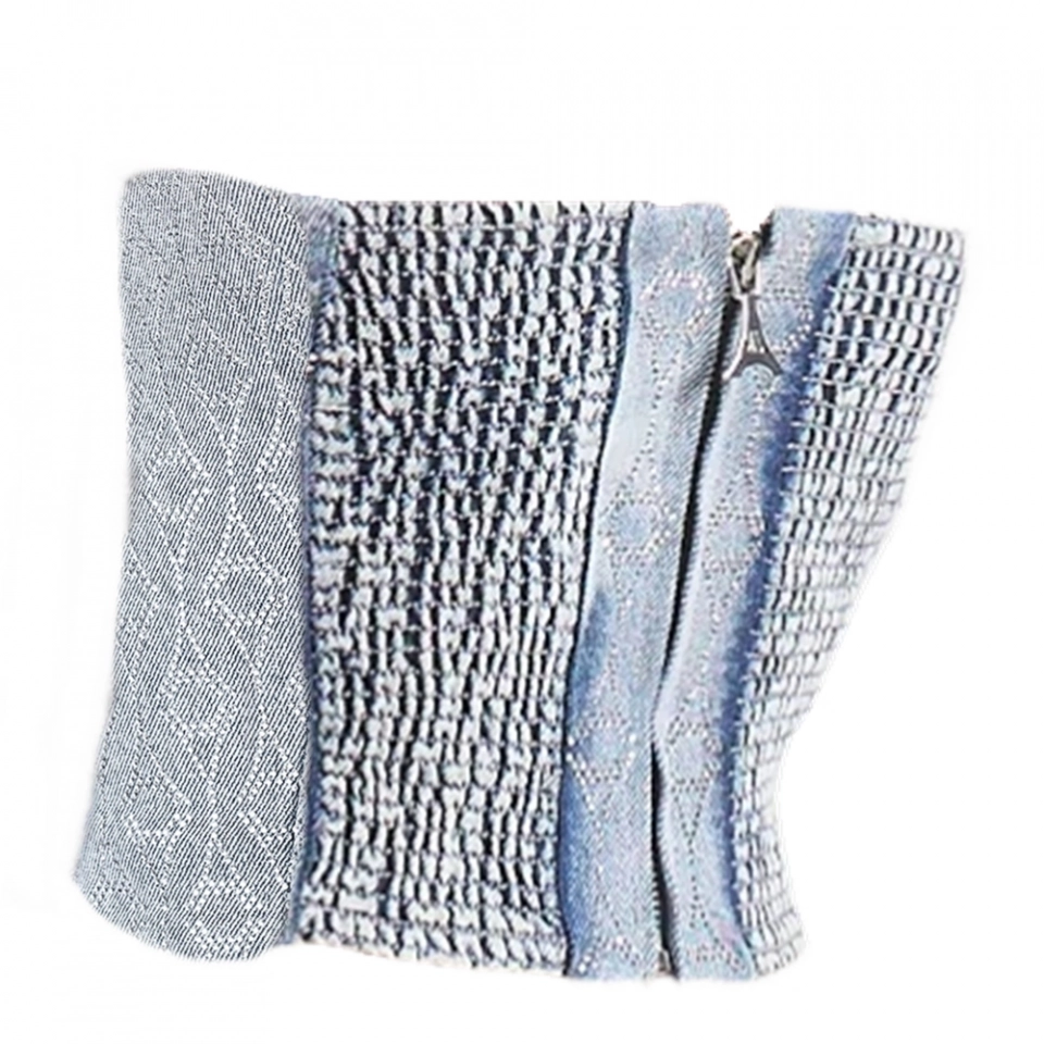 Women's Denim Tops  full Rhinestones (4)