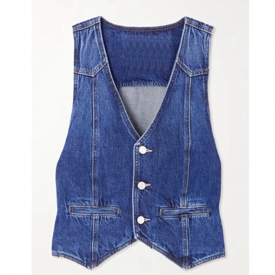 Women's Denim Tops-Vest Women's Denim Tops-Vest