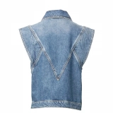 Women's Denim Tops-Vest (2)