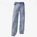 Women's Front leg rhinestones Jeans (2)