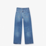 Women's Front leg rhinestones Jeans (4)