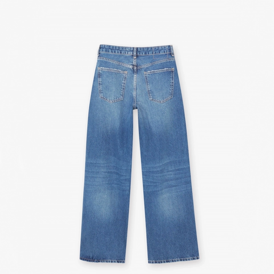 Women's Front leg rhinestones Jeans (4)
