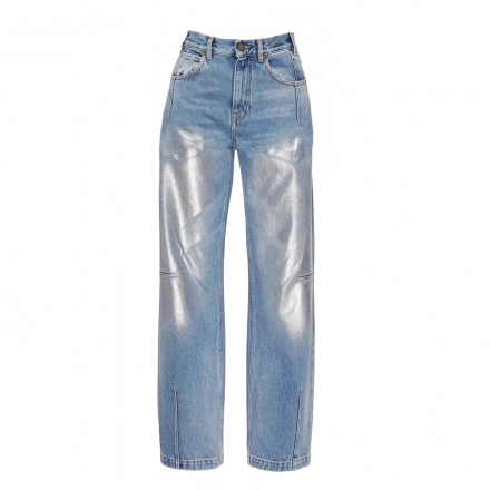 Women's  High waist + glue jeans