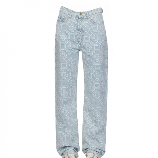 Women's Jacquard Denim Jeans