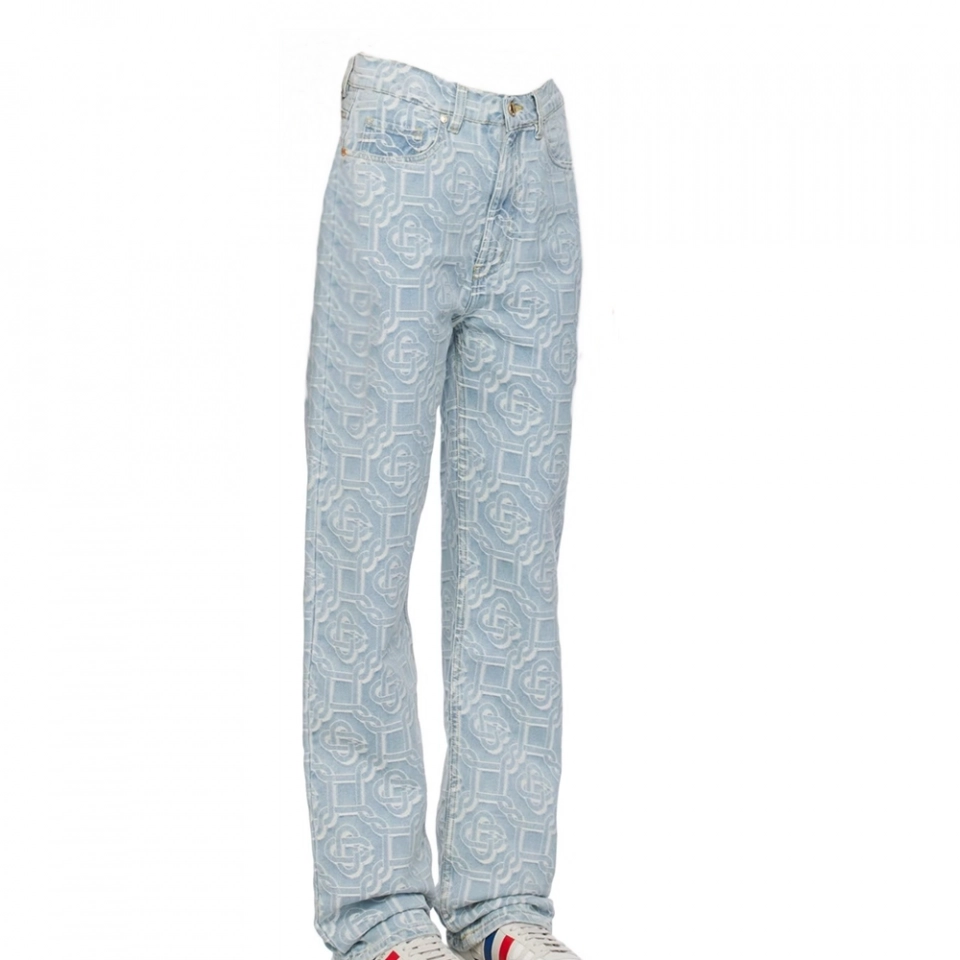 Women's Jacquard Denim Jeans (3)