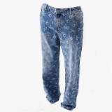 Women's Jacquard denim Jeans (3)