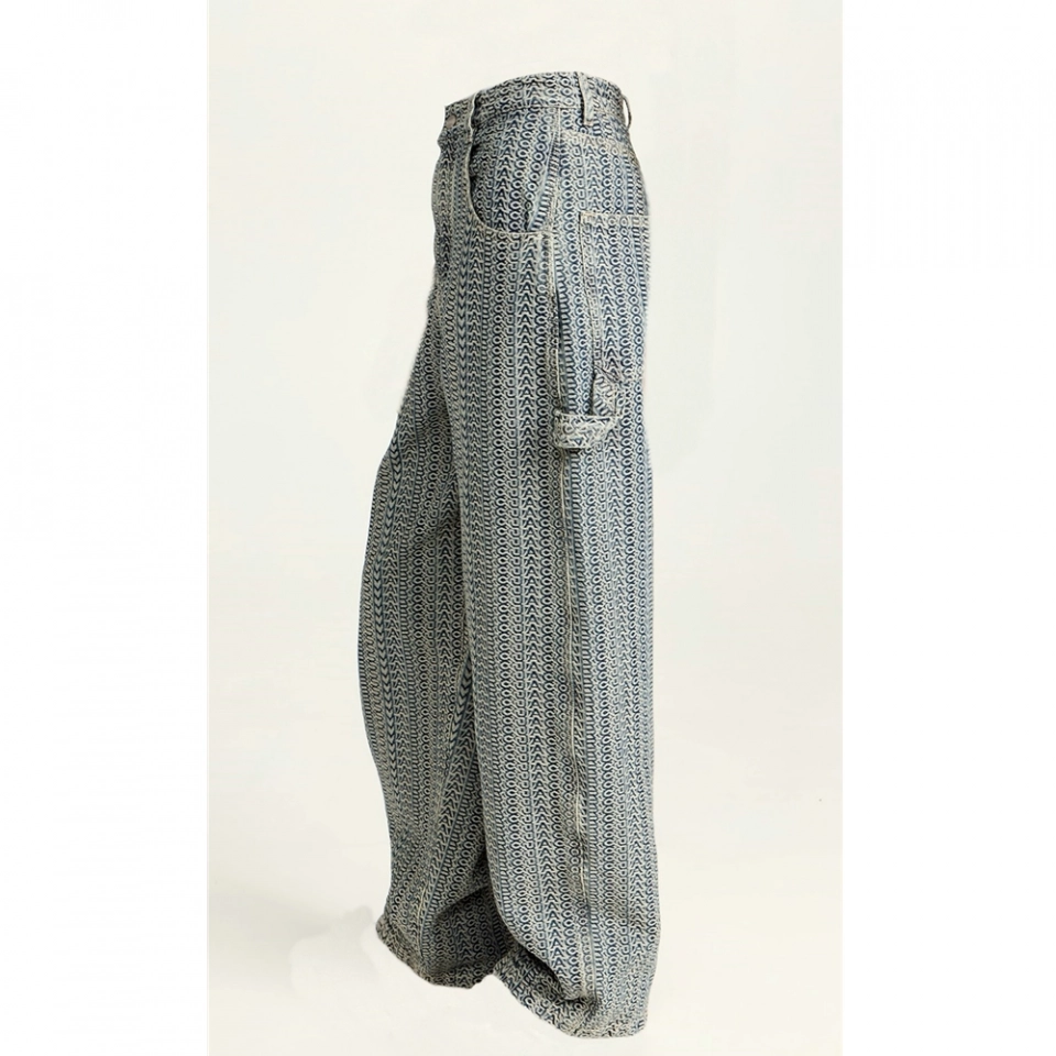 Women's Jacquard denim jeans (2)